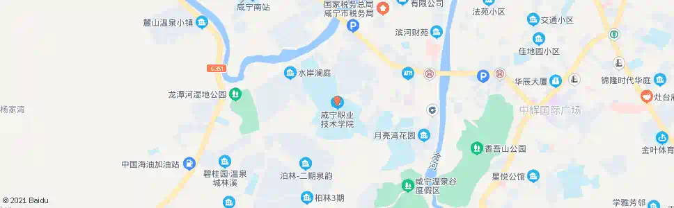 咸宁咸宁学院西门_公交站地图_咸宁公交_妙搜公交查询2024