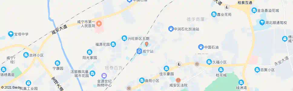 咸宁南门中学_公交站地图_咸宁公交_妙搜公交查询2024