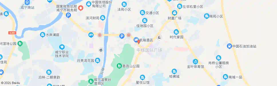 咸宁温泉第一街_公交站地图_咸宁公交_妙搜公交查询2024