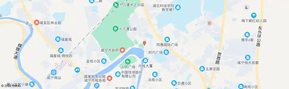 咸宁建委宿舍_公交站地图_咸宁公交_妙搜公交查询2024