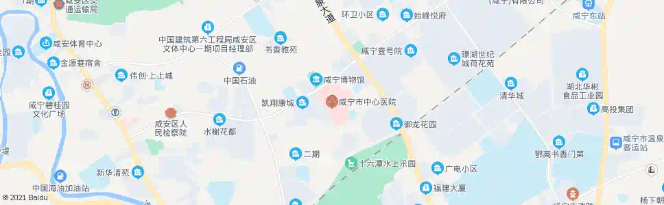 咸宁人民医院_公交站地图_咸宁公交_妙搜公交查询2024