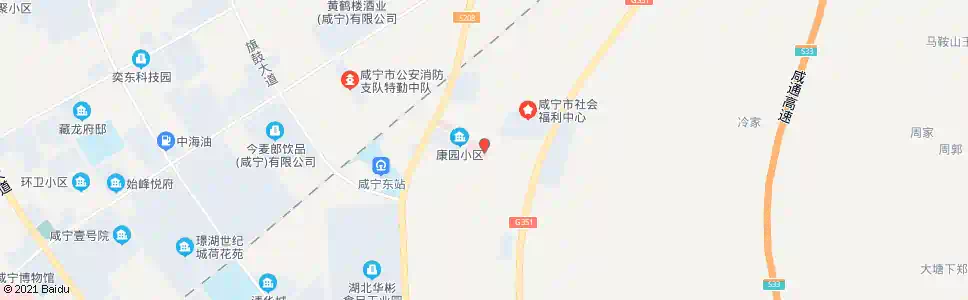 咸宁防疫站_公交站地图_咸宁公交_妙搜公交查询2024