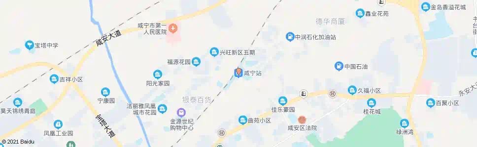 咸宁火车站(老公路段)_公交站地图_咸宁公交_妙搜公交查询2024