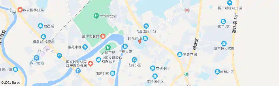 咸宁市体育中心_公交站地图_咸宁公交_妙搜公交查询2024