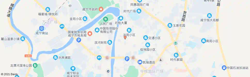 咸宁桂花西路_公交站地图_咸宁公交_妙搜公交查询2024