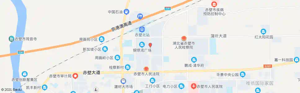 咸宁雍景新城_公交站地图_咸宁公交_妙搜公交查询2024