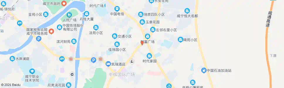 咸宁岔路口_公交站地图_咸宁公交_妙搜公交查询2024