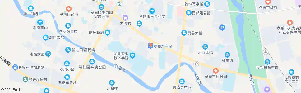 孝感老汽车站_公交站地图_孝感公交_妙搜公交查询2024