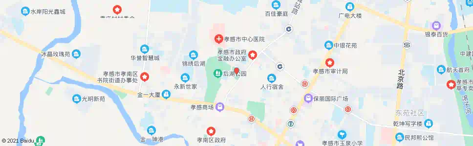 孝感人民广场_公交站地图_孝感公交_妙搜公交查询2024