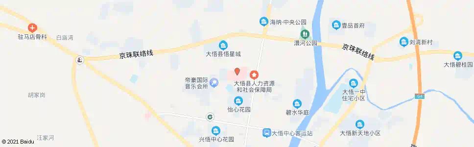 孝感人民医院(大悟)_公交站地图_孝感公交_妙搜公交查询2024