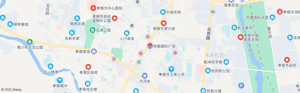 孝感保利广场_公交站地图_孝感公交_妙搜公交查询2024