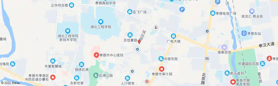 孝感光荣路口_公交站地图_孝感公交_妙搜公交查询2024