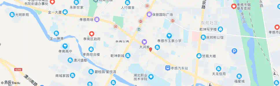 孝感孝南公安局_公交站地图_孝感公交_妙搜公交查询2024