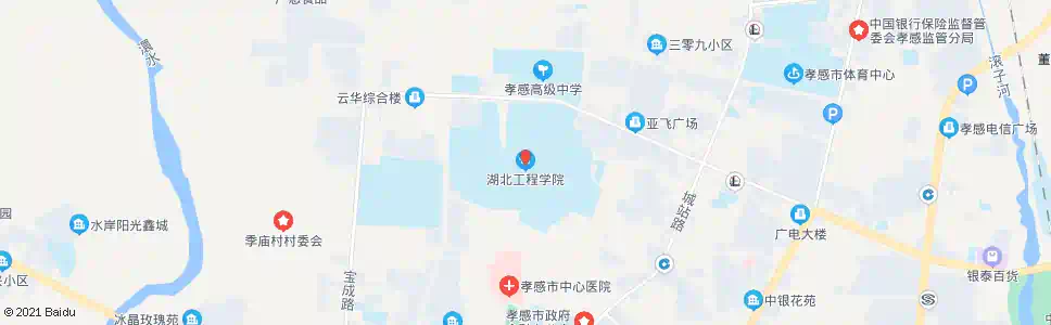 孝感湖北工程学院_公交站地图_孝感公交_妙搜公交查询2024