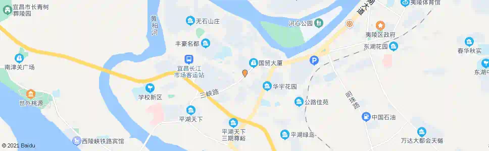 宜昌长江市场广场_公交站地图_宜昌公交_妙搜公交查询2024