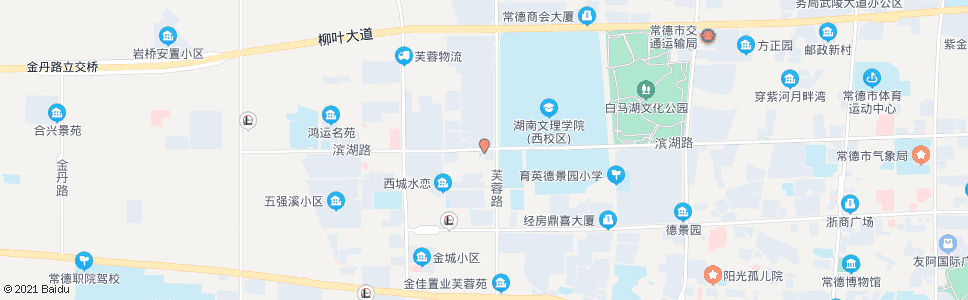 常德滨湖路_公交站地图_常德公交_妙搜公交查询2024