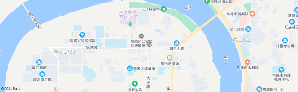 常德大湖路口_公交站地图_常德公交_妙搜公交查询2024
