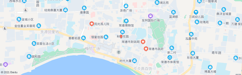 常德小西门_公交站地图_常德公交_妙搜公交查询2024
