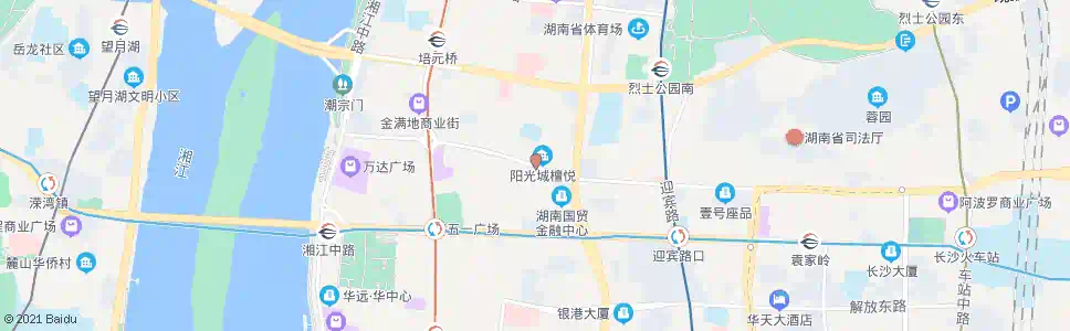 长沙小吴门_公交站地图_长沙公交_妙搜公交查询2024