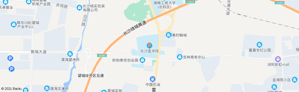 长沙长沙医学院_公交站地图_长沙公交_妙搜公交查询2024