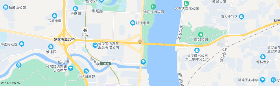 长沙猴子石大桥_公交站地图_长沙公交_妙搜公交查询2024