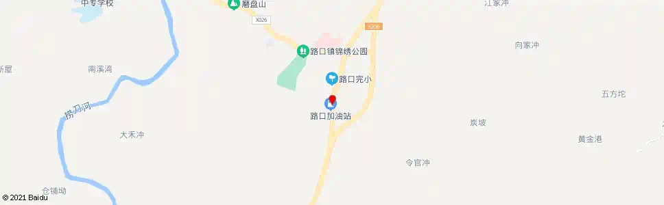 长沙路口街口中_公交站地图_长沙公交_妙搜公交查询2024