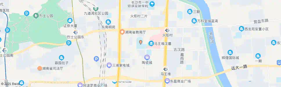 长沙长沙市实验中学_公交站地图_长沙公交_妙搜公交查询2024