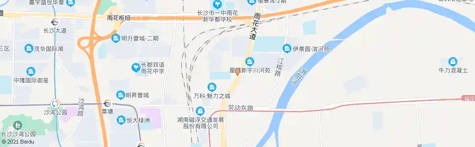 长沙雨花区托溪小学_公交站地图_长沙公交_妙搜公交查询2024