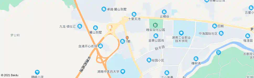 长沙斑马村_公交站地图_长沙公交_妙搜公交查询2024