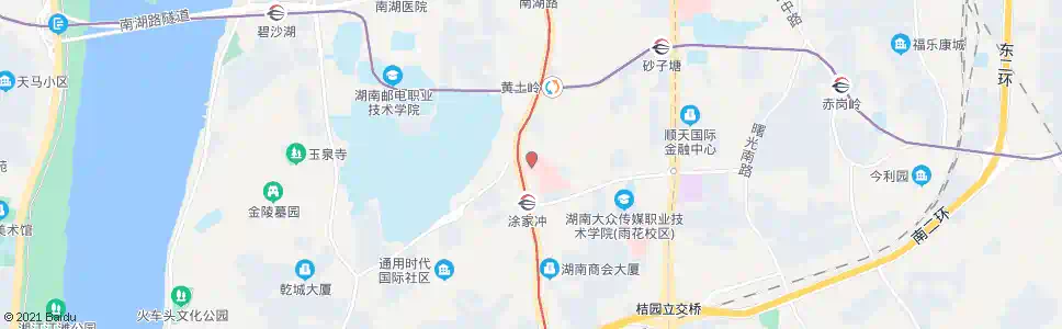 长沙省第二人民医院(麻园塘)_公交站地图_长沙公交_妙搜公交查询2024