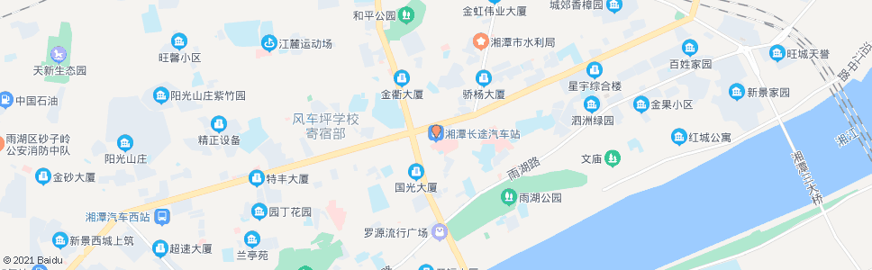 长沙湘潭长途汽车站_公交站地图_长沙公交_妙搜公交查询2024