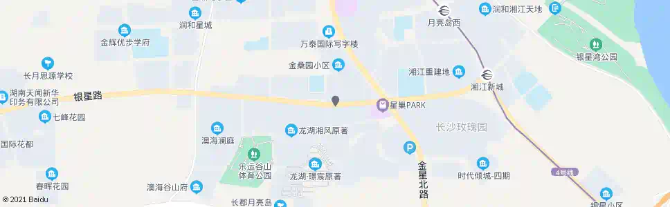 长沙银星路桑梓路口_公交站地图_长沙公交_妙搜公交查询2024