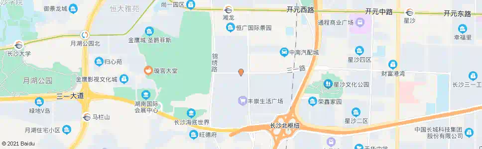 长沙中南汽配城_公交站地图_长沙公交_妙搜公交查询2024