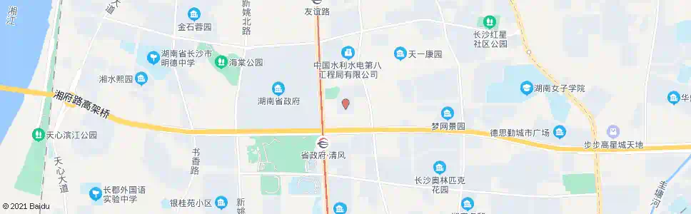 长沙天心区政府_公交站地图_长沙公交_妙搜公交查询2024