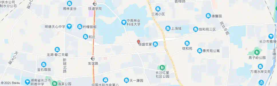 长沙木莲路林大路口_公交站地图_长沙公交_妙搜公交查询2024