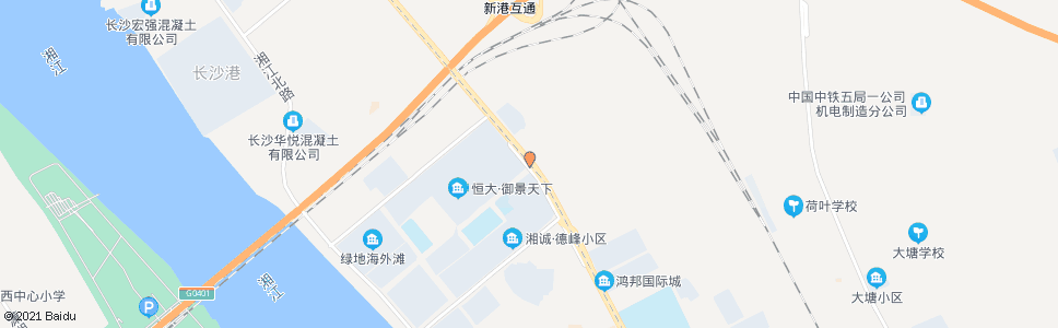 长沙新港镇_公交站地图_长沙公交_妙搜公交查询2024