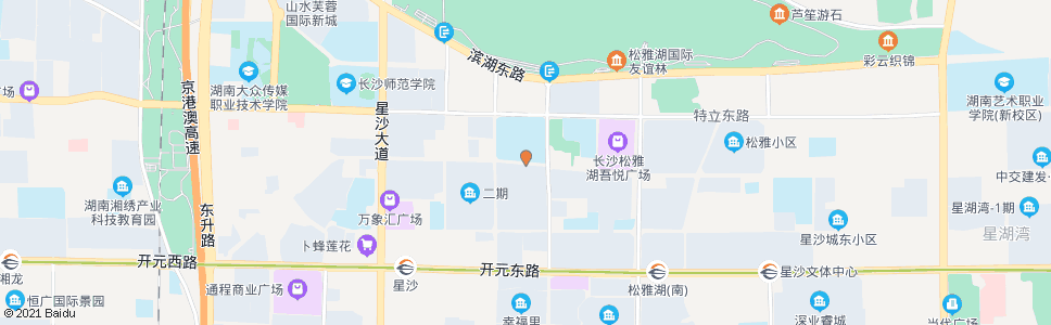 长沙松雅湖中学_公交站地图_长沙公交_妙搜公交查询2024