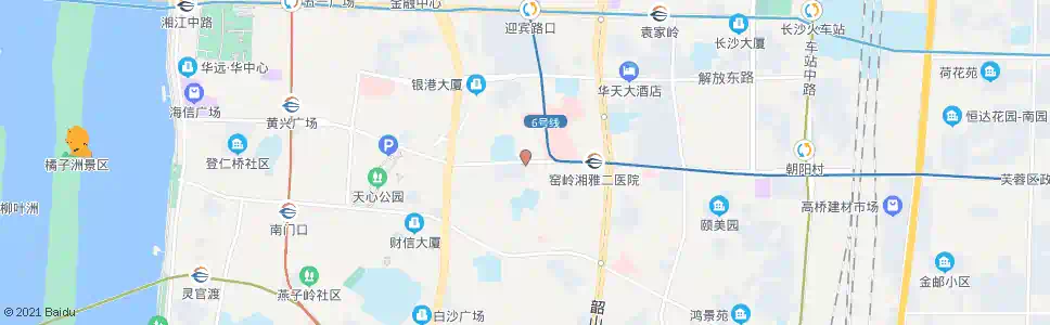 长沙地质中学_公交站地图_长沙公交_妙搜公交查询2024