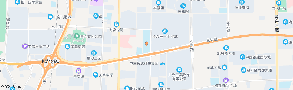 长沙振业城实验中学_公交站地图_长沙公交_妙搜公交查询2024