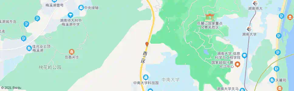 长沙瓜瓢山_公交站地图_长沙公交_妙搜公交查询2024