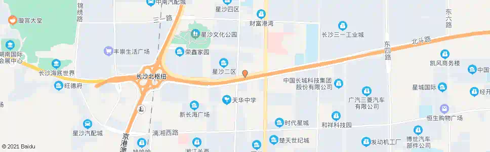 长沙星沙汽车站(南)_公交站地图_长沙公交_妙搜公交查询2024