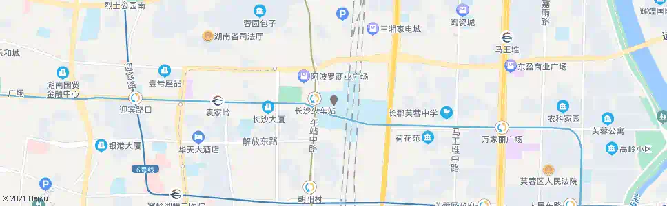 长沙长沙火车站(南坪)_公交站地图_长沙公交_妙搜公交查询2024