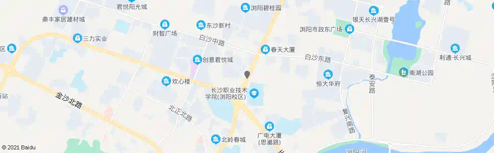 长沙教师新村_公交站地图_长沙公交_妙搜公交查询2024