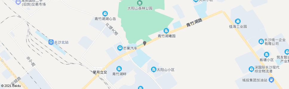 长沙青竹湖_公交站地图_长沙公交_妙搜公交查询2024