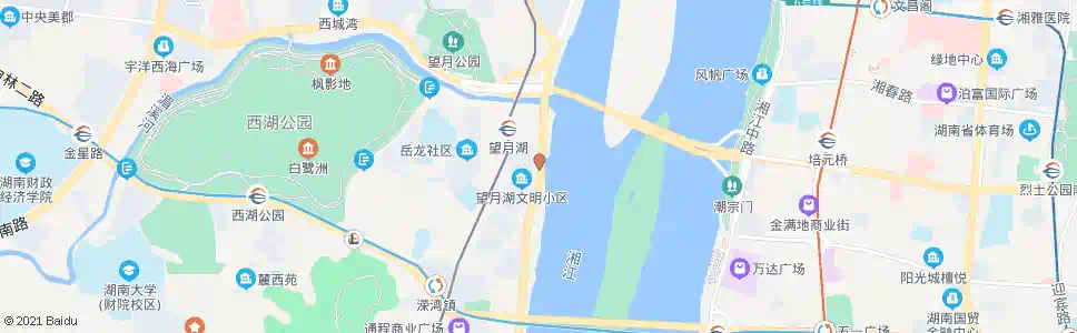 长沙望月湖小区_公交站地图_长沙公交_妙搜公交查询2024