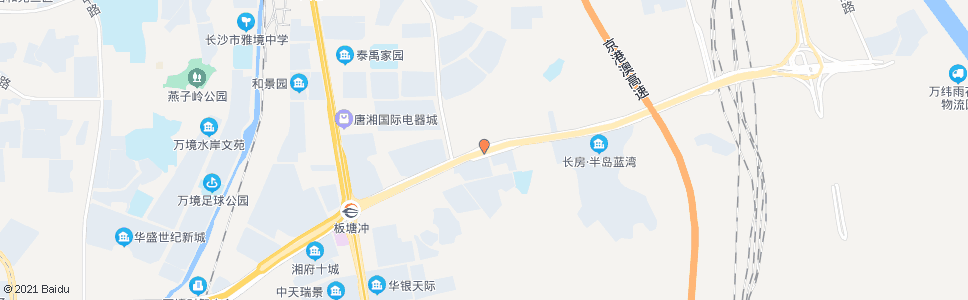 长沙广电产业园_公交站地图_长沙公交_妙搜公交查询2024