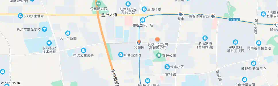 长沙和馨园_公交站地图_长沙公交_妙搜公交查询2024