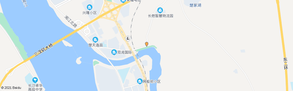 长沙楚家湖_公交站地图_长沙公交_妙搜公交查询2024