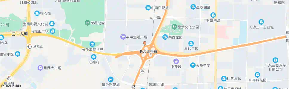 长沙西霞路石塘路口_公交站地图_长沙公交_妙搜公交查询2024