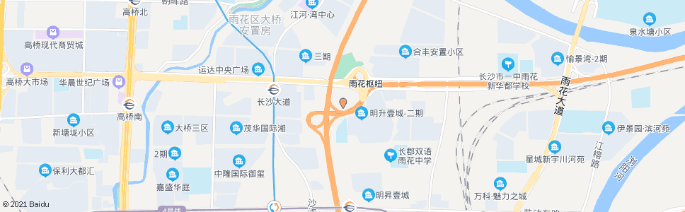 长沙高速公路管理局_公交站地图_长沙公交_妙搜公交查询2024